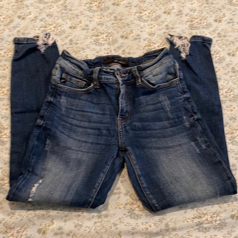 Kancan distress skinny jeans size 26